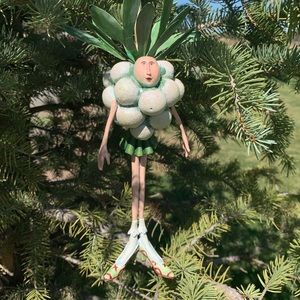 Patience Brewster Krinkles Mistletoe Gal Ornament
